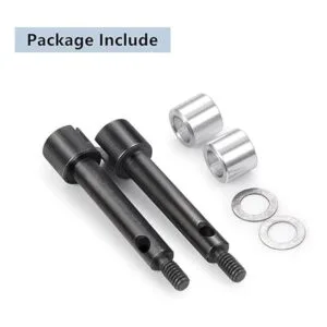 Maleonn Juego de 2 piezas de eje de accionamiento de riel_5