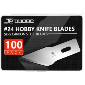 Jetmore Paquete de 100 cuchillas para hobby 24 de_1