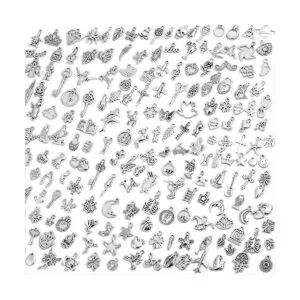 Acejoz 200 dijes de plata para hacer joyas y pulseras al_1