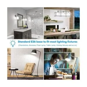 Bombillas LED bombillas LED A19 equivalentes a 100 W luz_7