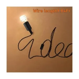 Kit de luces colgantes con enchufe luces colgantes retro_2