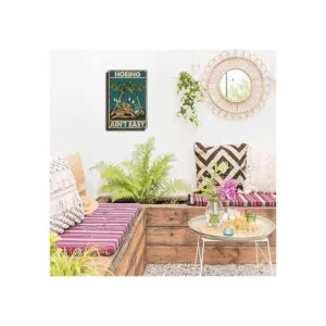 FLFGIDD Letrero de estaño Hoeing Aint Easy Gardening_6