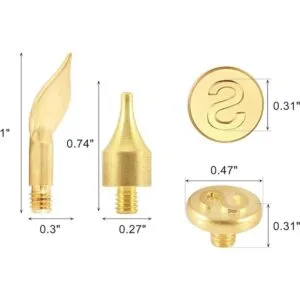 Yoption Juego de 28 puntas de leña para quemar leña con_2