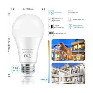 Bombillas LED bombillas LED A19 equivalentes a 100 W luz_2