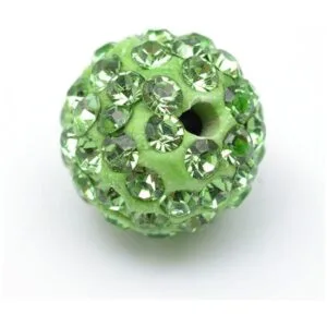 PH PandaHall 100 cuentas de diamantes de imitación verdes_2