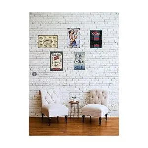 Placa de metal para pared con texto en inglés To Be A_4