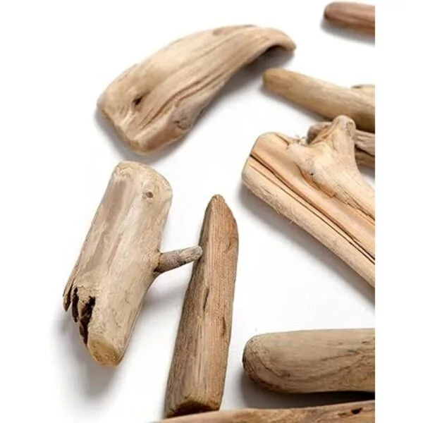 Byher Piezas de madera flotante para manualidades corona_3