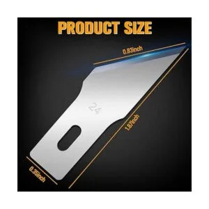 Jetmore Paquete de 100 cuchillas para hobby 24 de_2