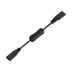 GINTOOYUN Cable de alimentación IEC 320 C8 a C7 con_1