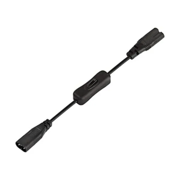GINTOOYUN Cable de alimentación IEC 320 C8 a C7 con_1