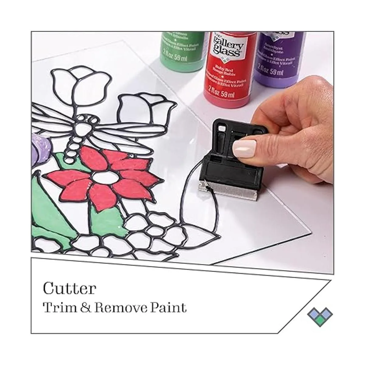 Gallery Glass Juego de herramientas de 4 piezas perfecto_4