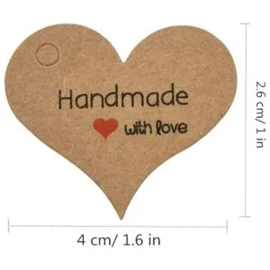 Hubhnb Mini etiquetas de papel de regalo hechas a mano_2