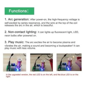 ISolderStore Kit de bobina mini Tesla de 15 W kit_4
