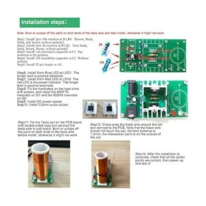 ISolderStore Kit de bobina mini Tesla de 15 W kit_2