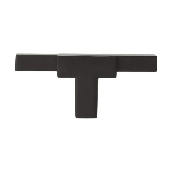 Amerock Pomo para gabinete negro matenegro mate 258_2