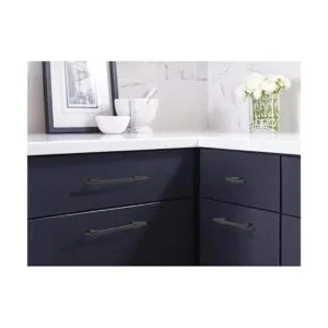 Amerock Pomo para gabinete negro matenegro mate 258_5