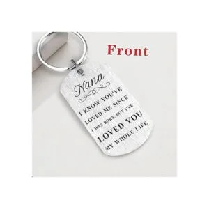 Llavero de Nana con texto en inglés Remember I Love You_3