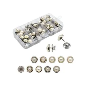 80 unidades 10 estilos para mujer broche botones para_1