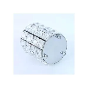 Organizador de brochas de maquillaje cristal dorado con_4