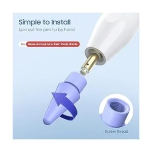 TiMOVO Paquete de 5 puntas para Apple Pencil de 12_3