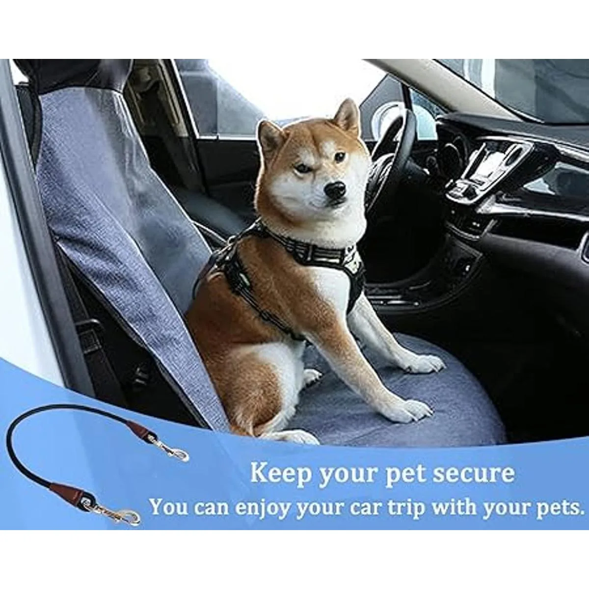 MayPaw Cinturón de seguridad para perros pequeños_2