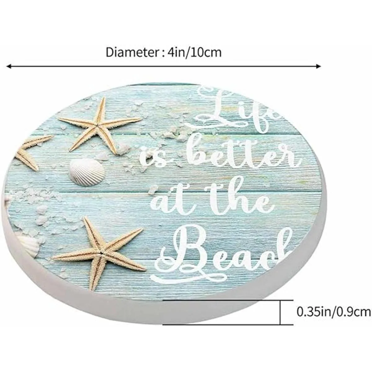 Pznen Life is Better at The Beach Posavasos para_2