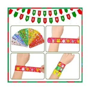 MGparty 72 pulseras de Navidad para regalos de fiesta de_4