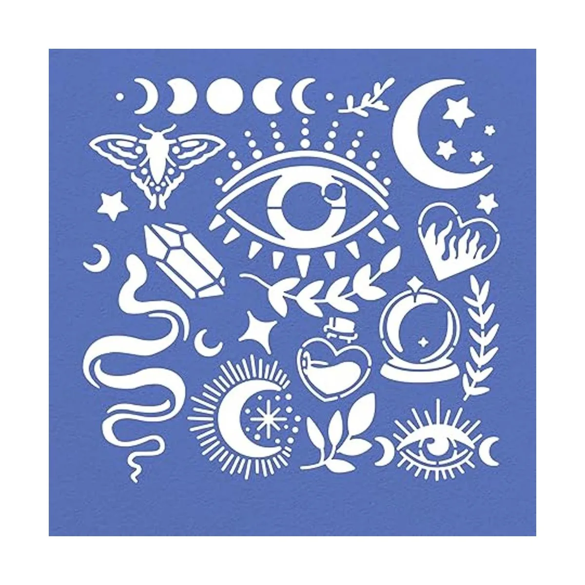 BENECREAT Plantillas temáticas de brujería de 6 x 6_4