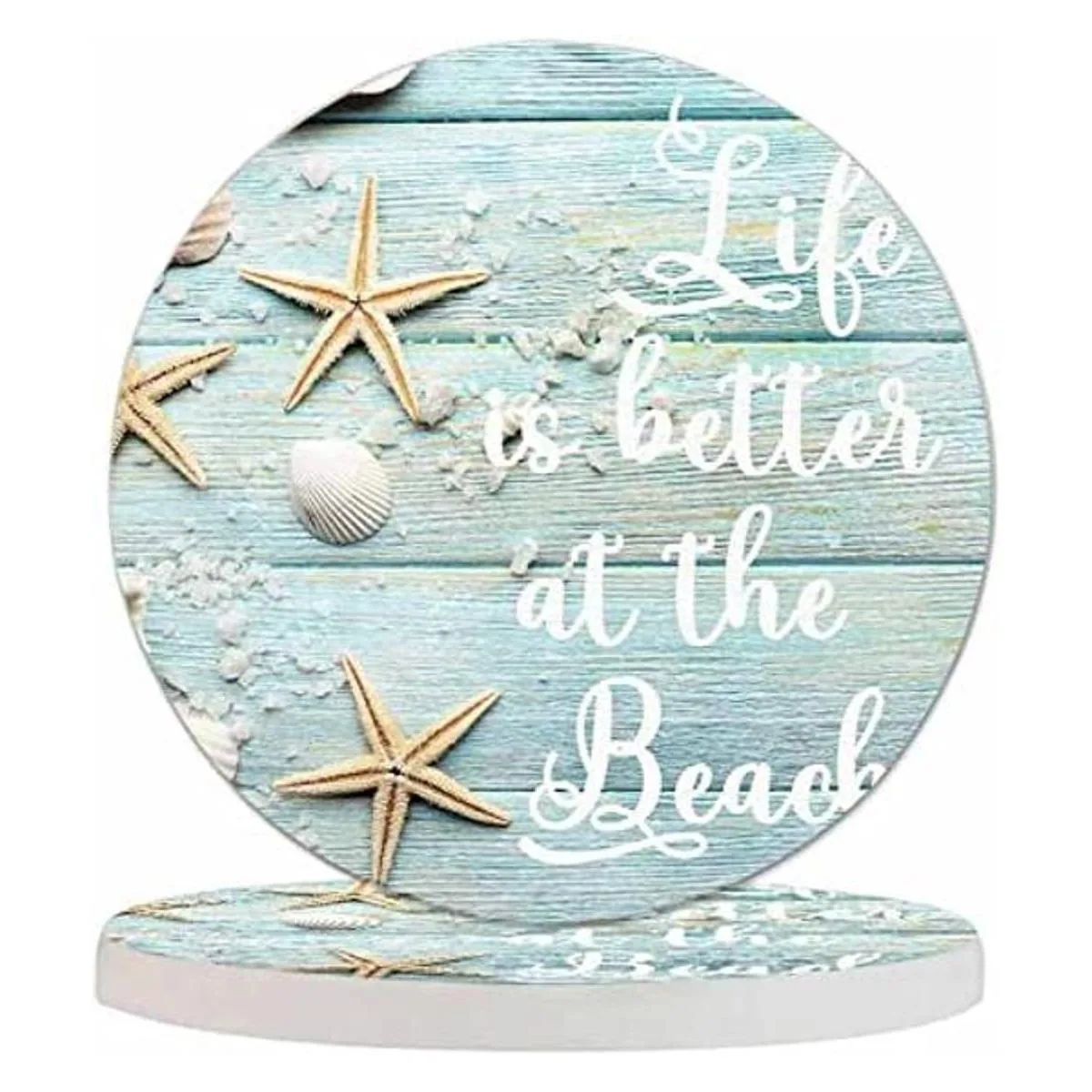 Pznen Life is Better at The Beach Posavasos para_1