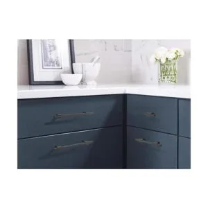 Amerock Pomo para gabinete negro matenegro mate 258_6