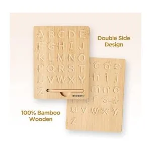 Asweets Montessori Tabla de rastreo de alfabeto de_2