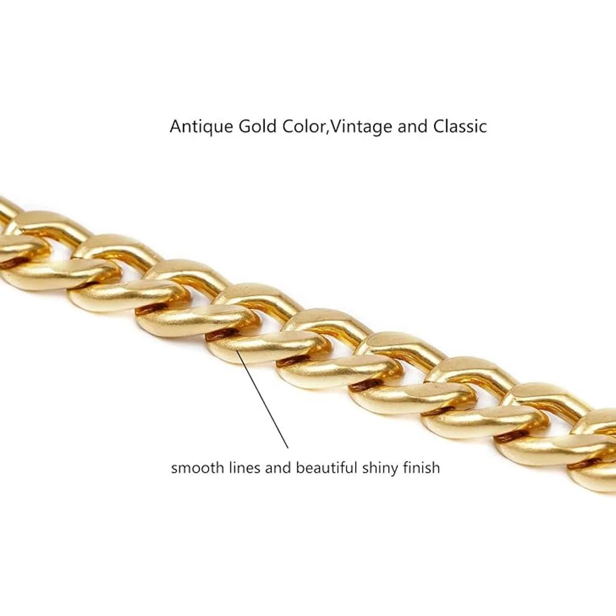 Correa cruzada de metal de tamaño mediano para bolso de_3