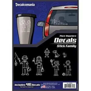 White Line Stick kit de pegatinas familiares DIY incluye_1