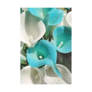 Flores artificiales de lirio de alcata 12 unidades ramo_2