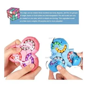 YUDANSI Juguete giratorio de cubo para dedos giratorio 2_5