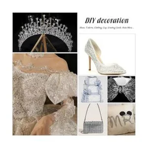 6616 diamantes de imitación termoadhesivos transparentes_6