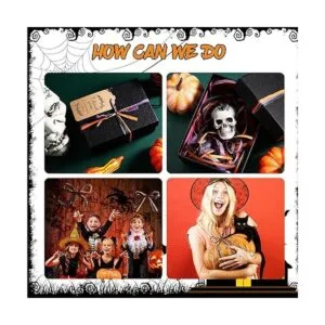 Cinta de rafia de Halloween de 524 pies cinta de papel de_4
