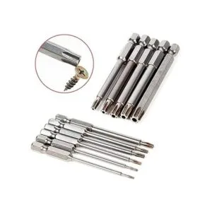 Yakamoz Juego de 11 brocas magnéticas T6T40 de cabeza Torx_5