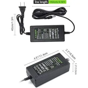 TOBWOLF Adaptador de corriente CC de 12 V 3 A enchufe de_5