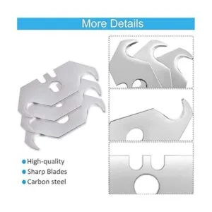 Cuchillas de gancho de acero para techos y alfombras con_4