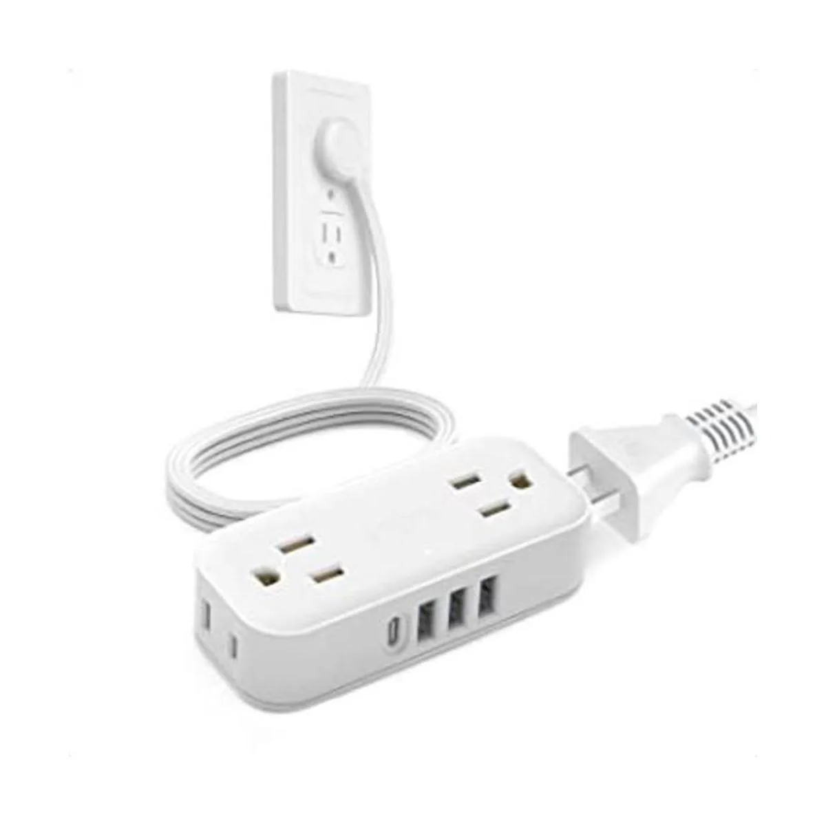 TROND Regleta de alimentación de enchufe ultra plano_1