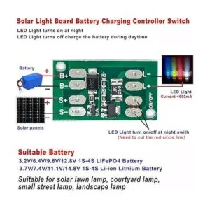 QINIZX Controlador de carga solar 3 unidades batería de_3