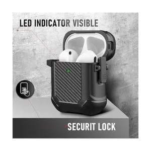 Maxjoy Funda para AirPods clip de bloqueo seguro de fibra_6