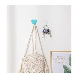 Paquete de 12 ganchos decorativos en forma de corazón_6