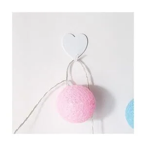 Paquete de 12 ganchos decorativos en forma de corazón_7