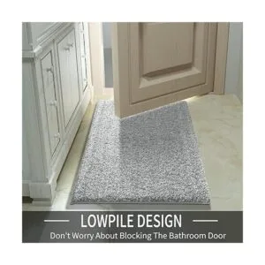 Yimobra Alfombras de baño esponjosas de felpa tapete de_5