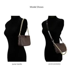 Correa cruzada de metal de tamaño mediano para bolso de_7