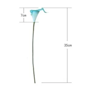 Flores artificiales de lirio de alcata 12 unidades ramo_6