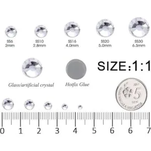 6616 diamantes de imitación termoadhesivos transparentes_2