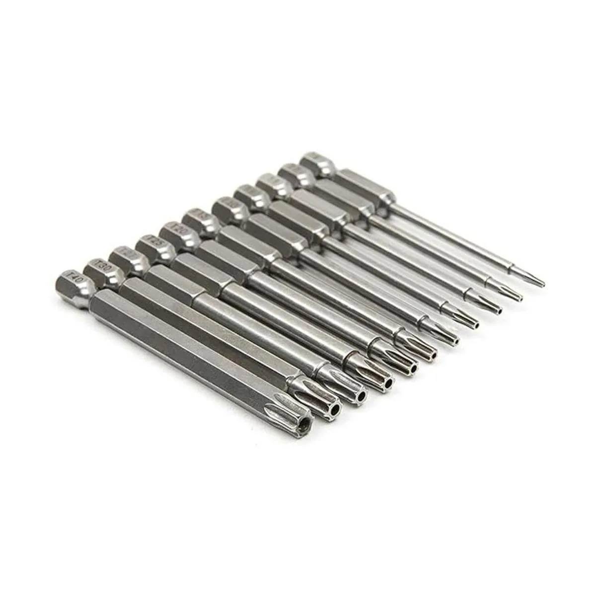Yakamoz Juego de 11 brocas magnéticas T6T40 de cabeza Torx_2